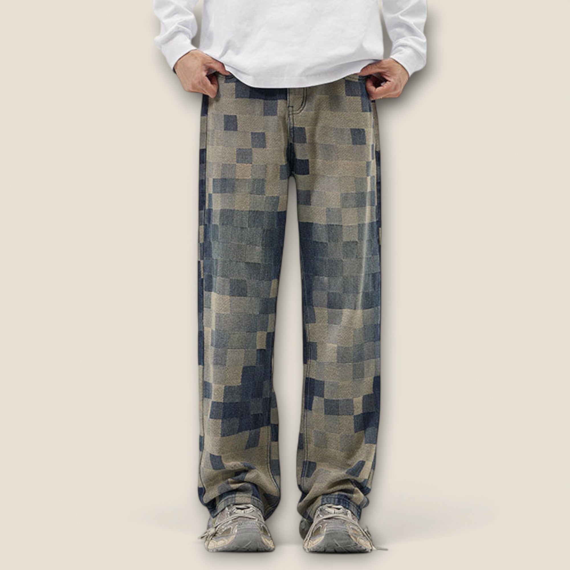 Ciro - Pixel Slidt Denim Jeans