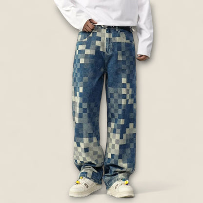 Ciro - Pixel Slidt Denim Jeans