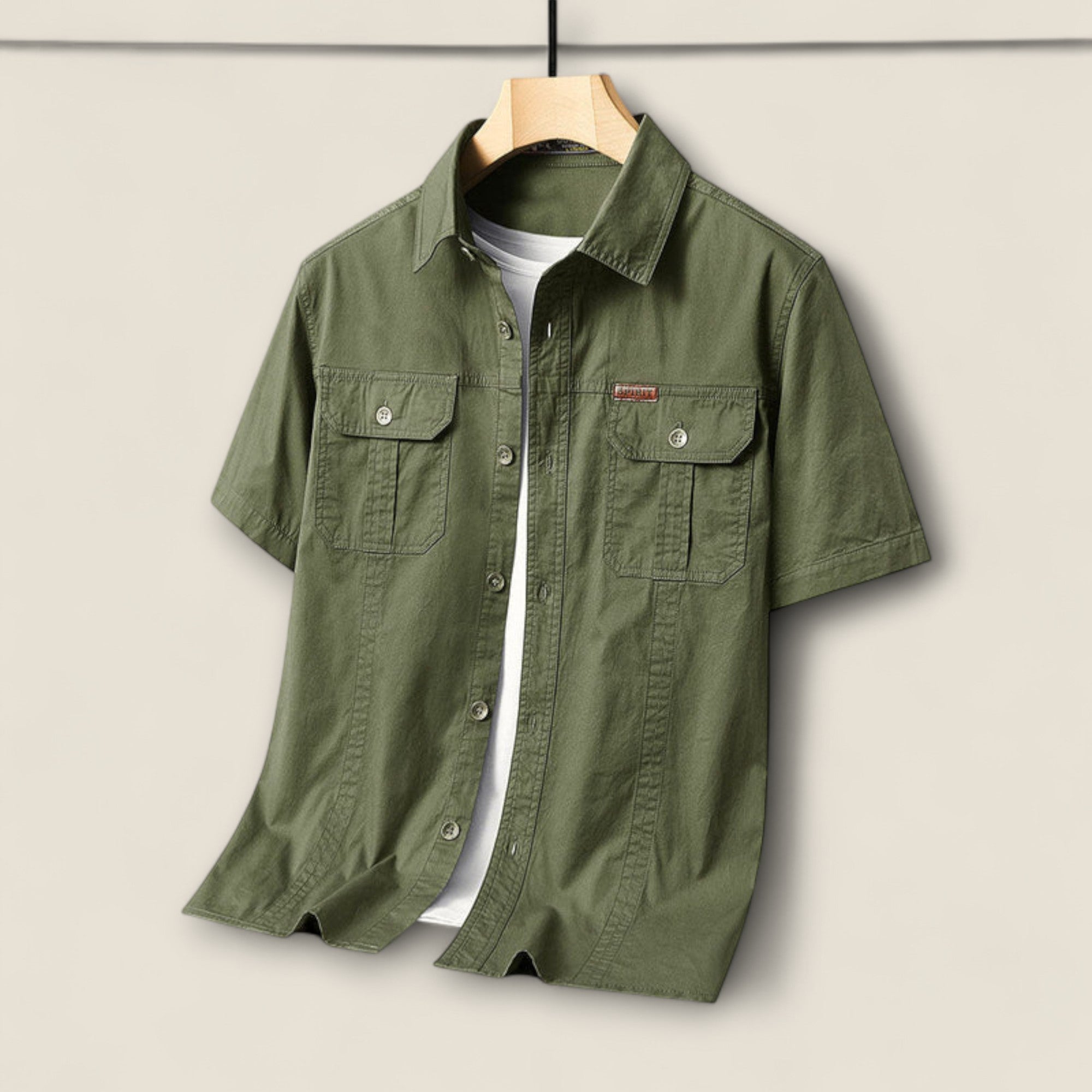 Diego - Utility Skjorte i Bomulds Twill