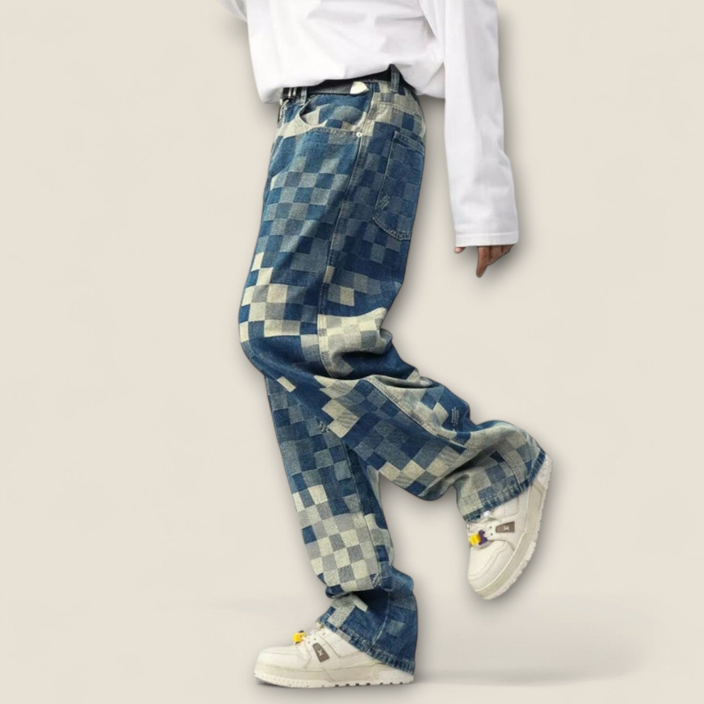 Ciro - Pixel Slidt Denim Jeans