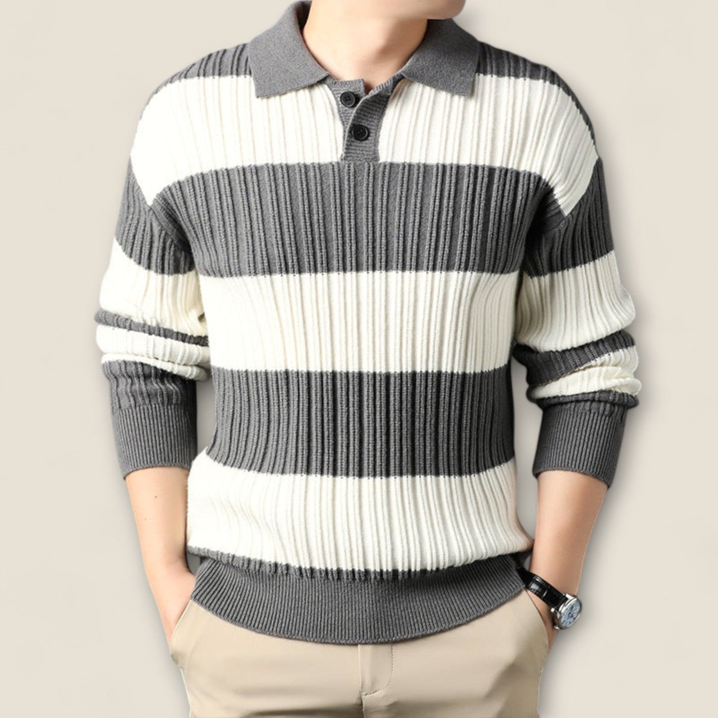 Giovanni - Strikket Bomulds Sweater