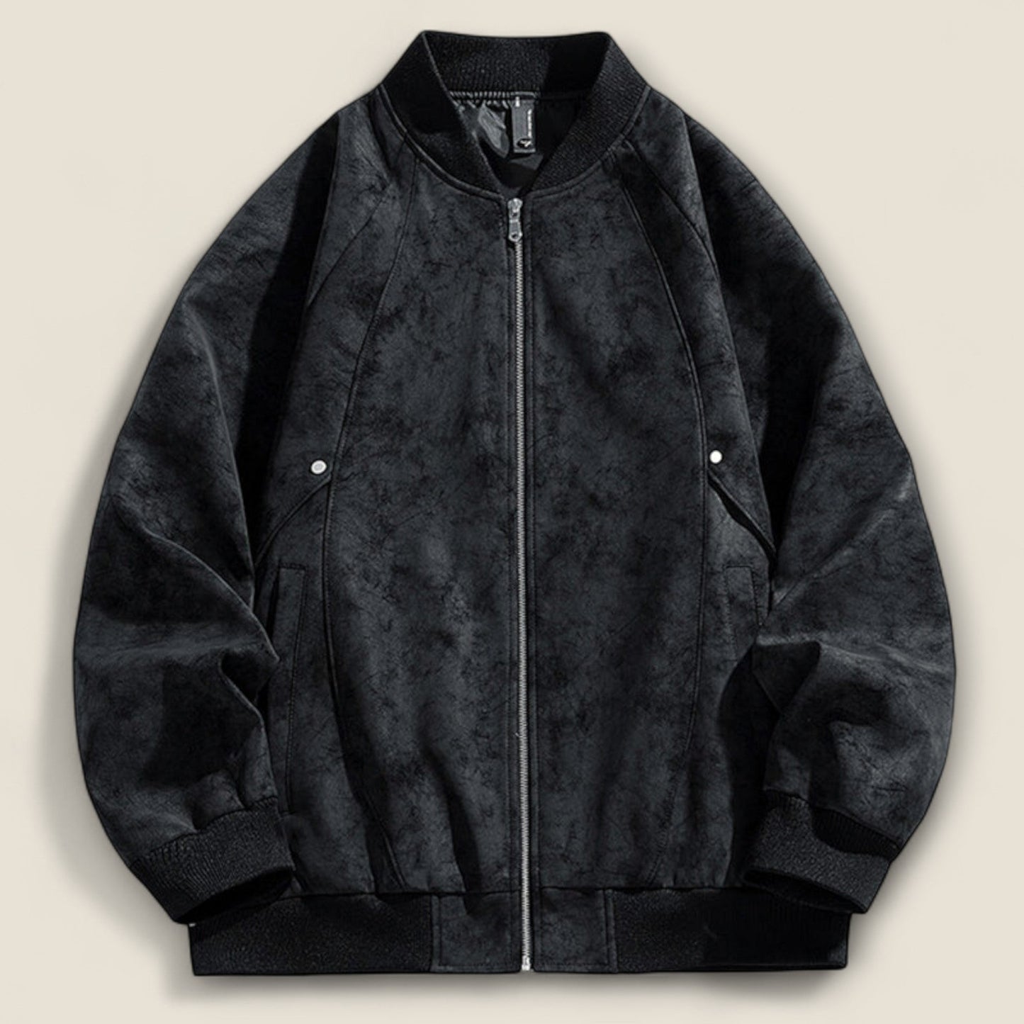 Alonso - Suede Bomberjakke