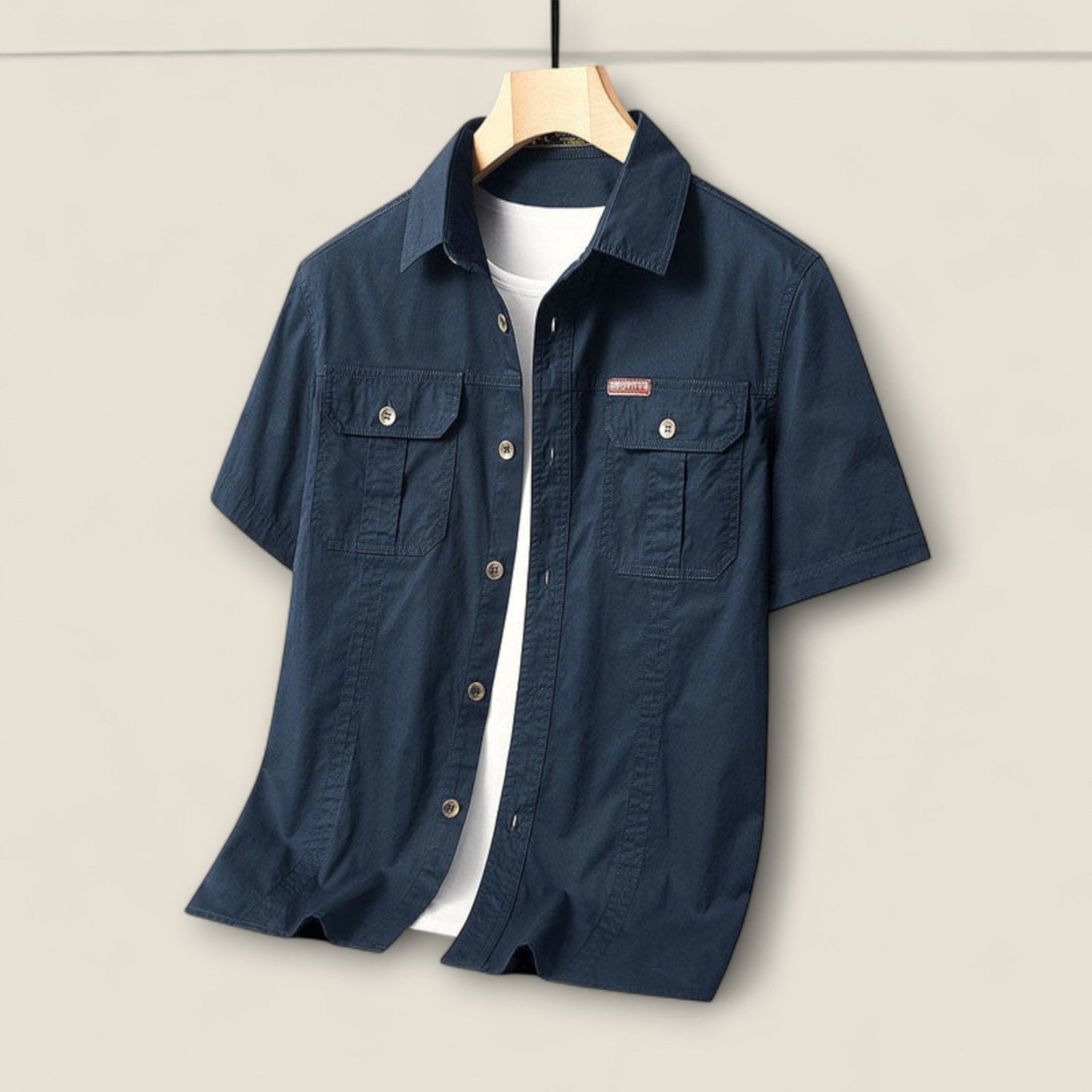 Diego - Utility Skjorte i Bomulds Twill