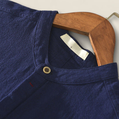 Santino - Linned Henley Skjorte