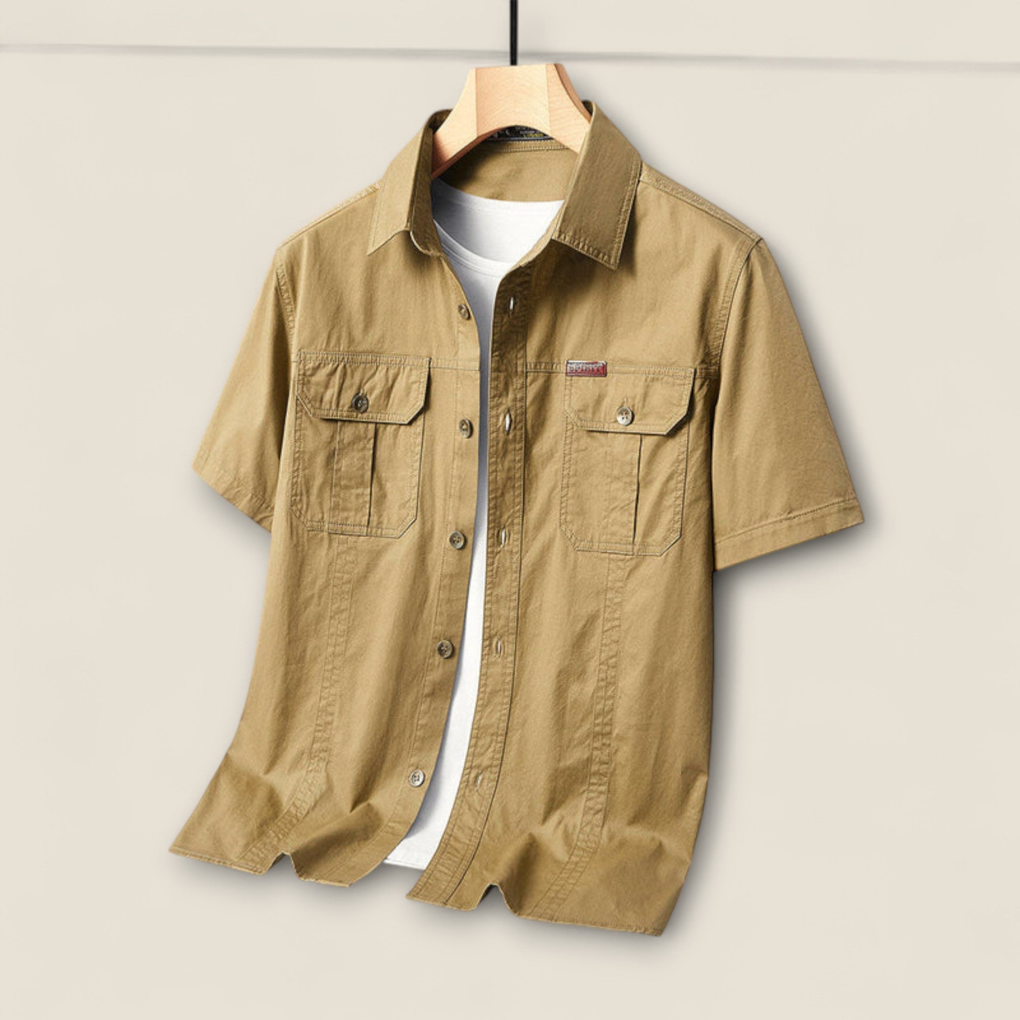 Diego - Utility Skjorte i Bomulds Twill