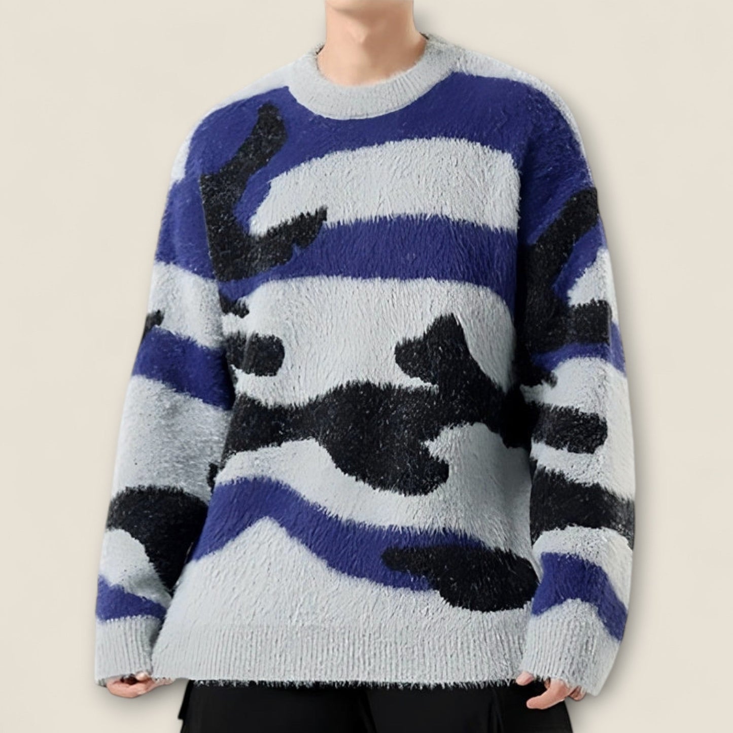 Valerio - Blød Børstet Strik Pullover