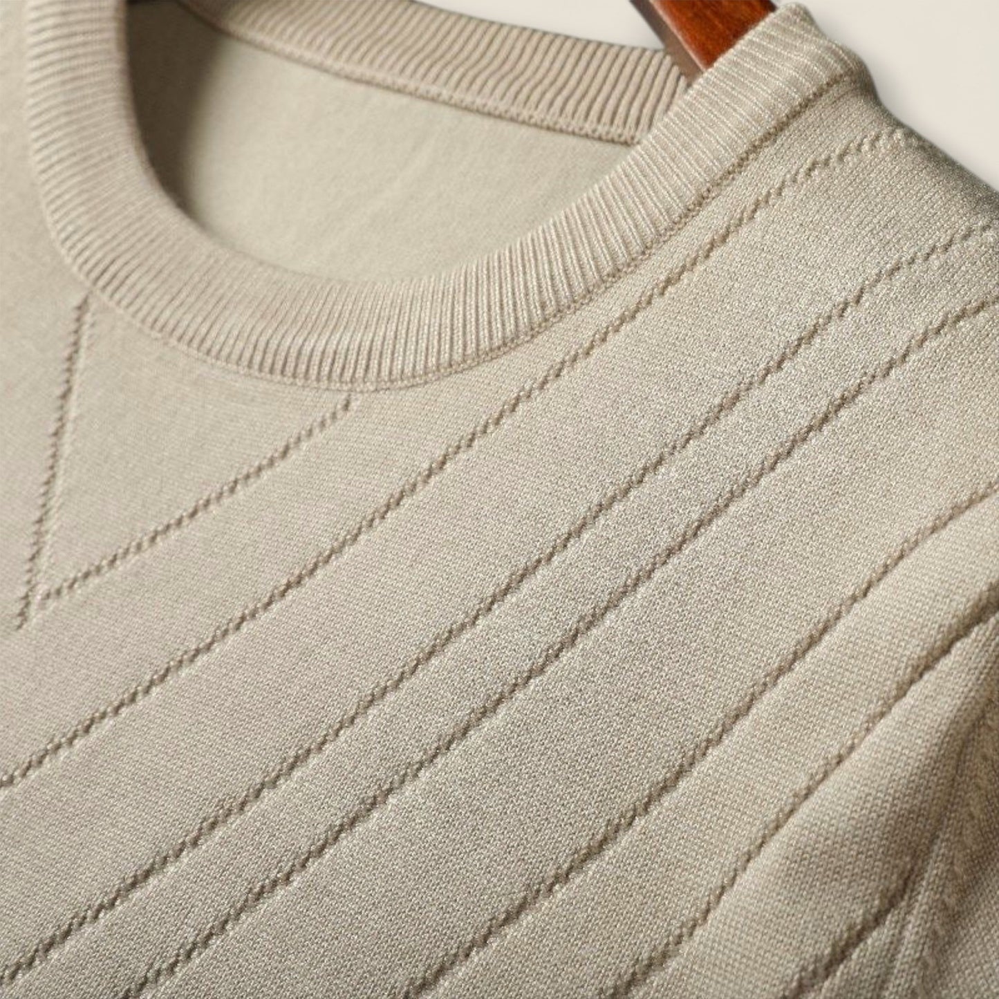 Landon - Is Silke Strikket T-Shirt