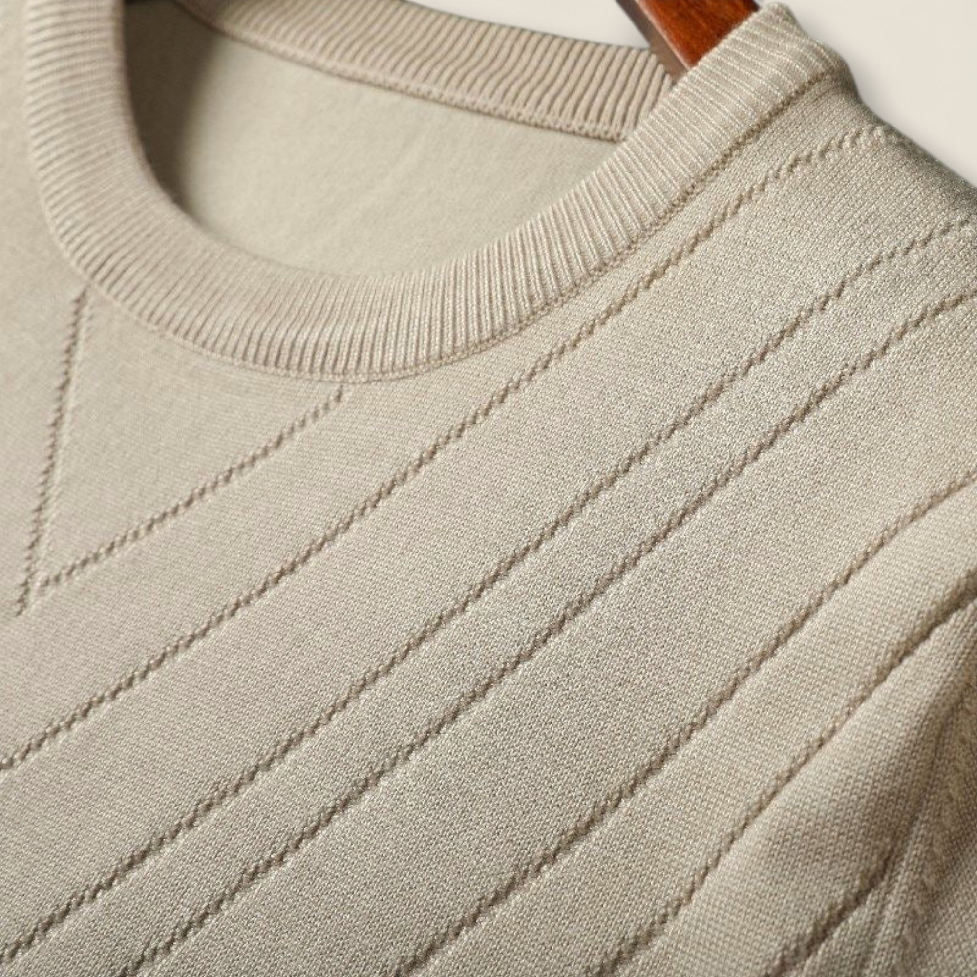 Landon - Is Silke Strikket T-Shirt