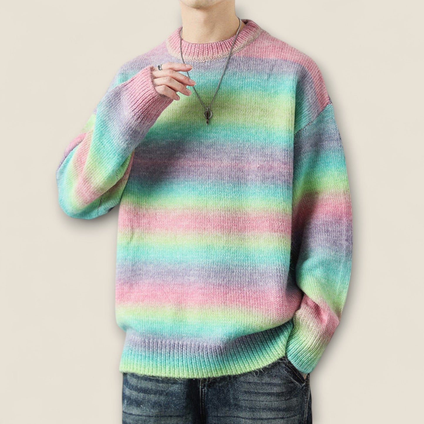 Sandro - Ombre Strik Sweater