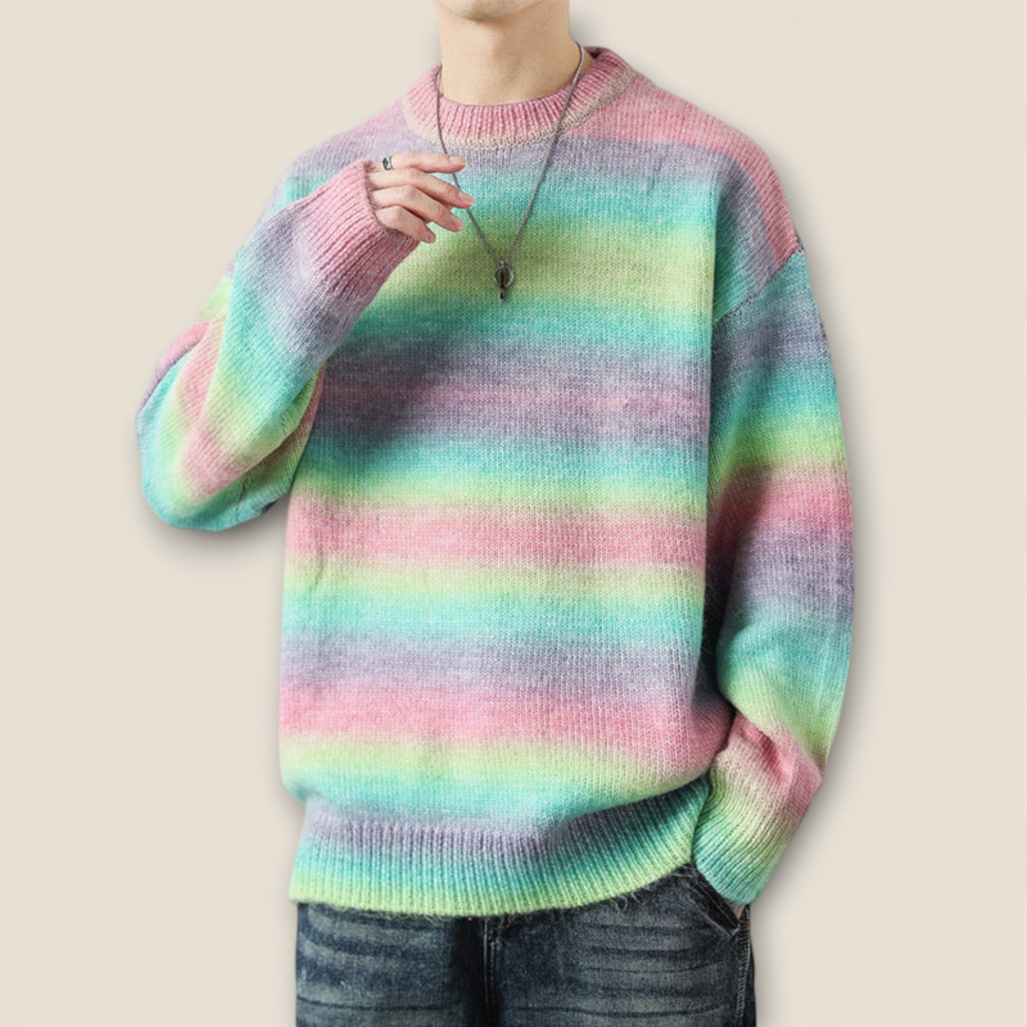 Sandro - Ombre Strik Sweater