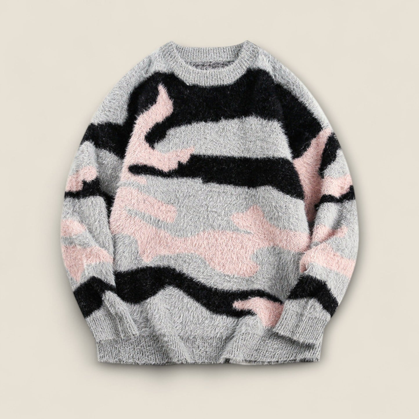 Valerio - Blød Børstet Strik Pullover