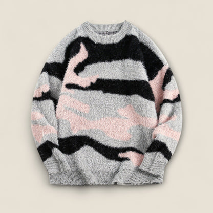 Valerio - Blød Børstet Strik Pullover