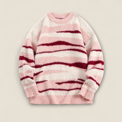 Valerio - Blød Børstet Strik Pullover