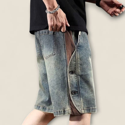 Dario - Vintage-inspirerede knapshorts