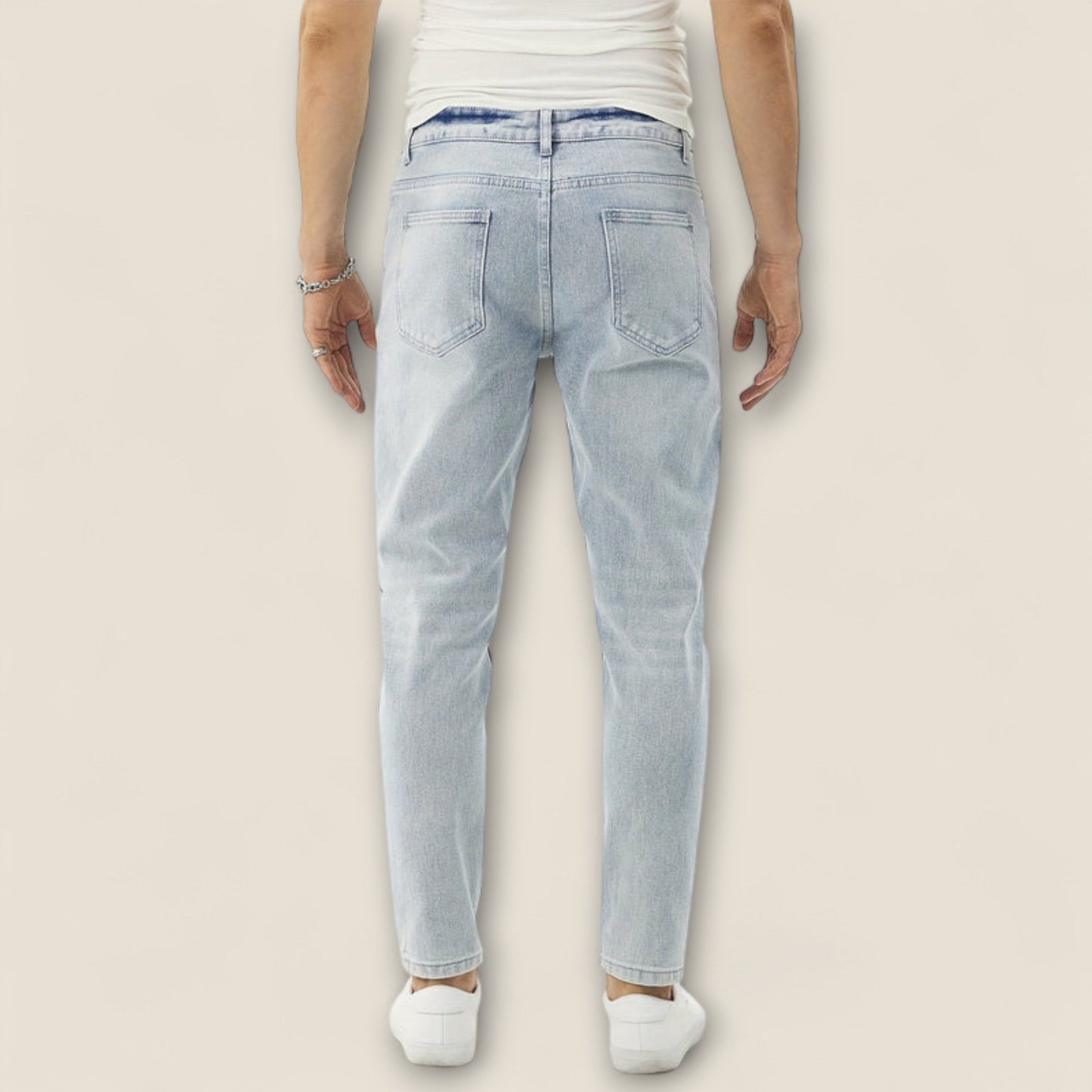 Thiago - Tapered Cotton Jeans
