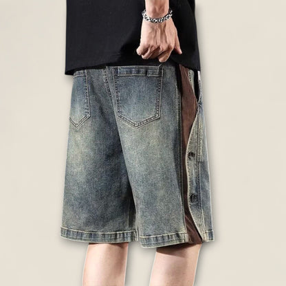 Dario - Vintage-inspirerede knapshorts