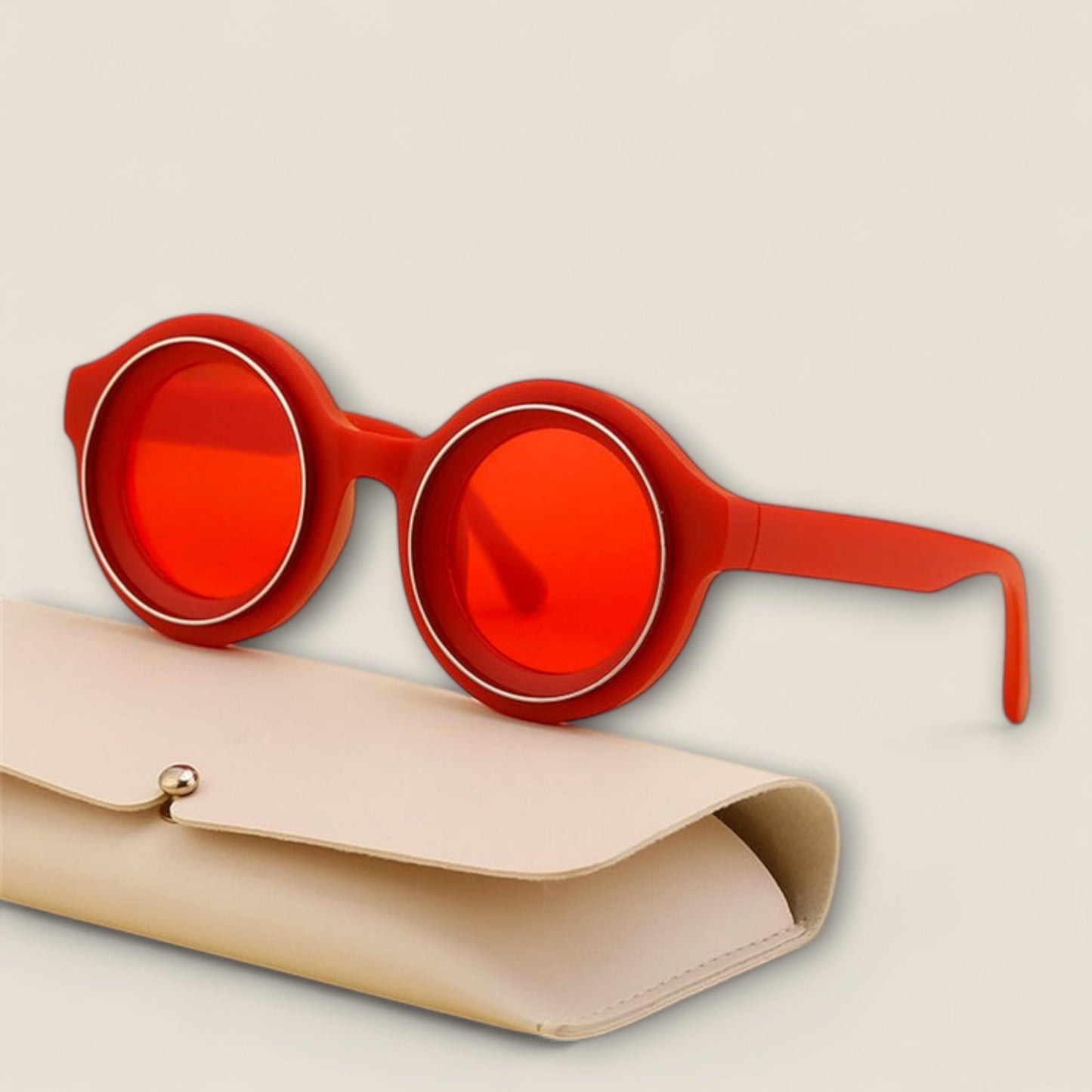 Emilio - Retro Træsolbriller