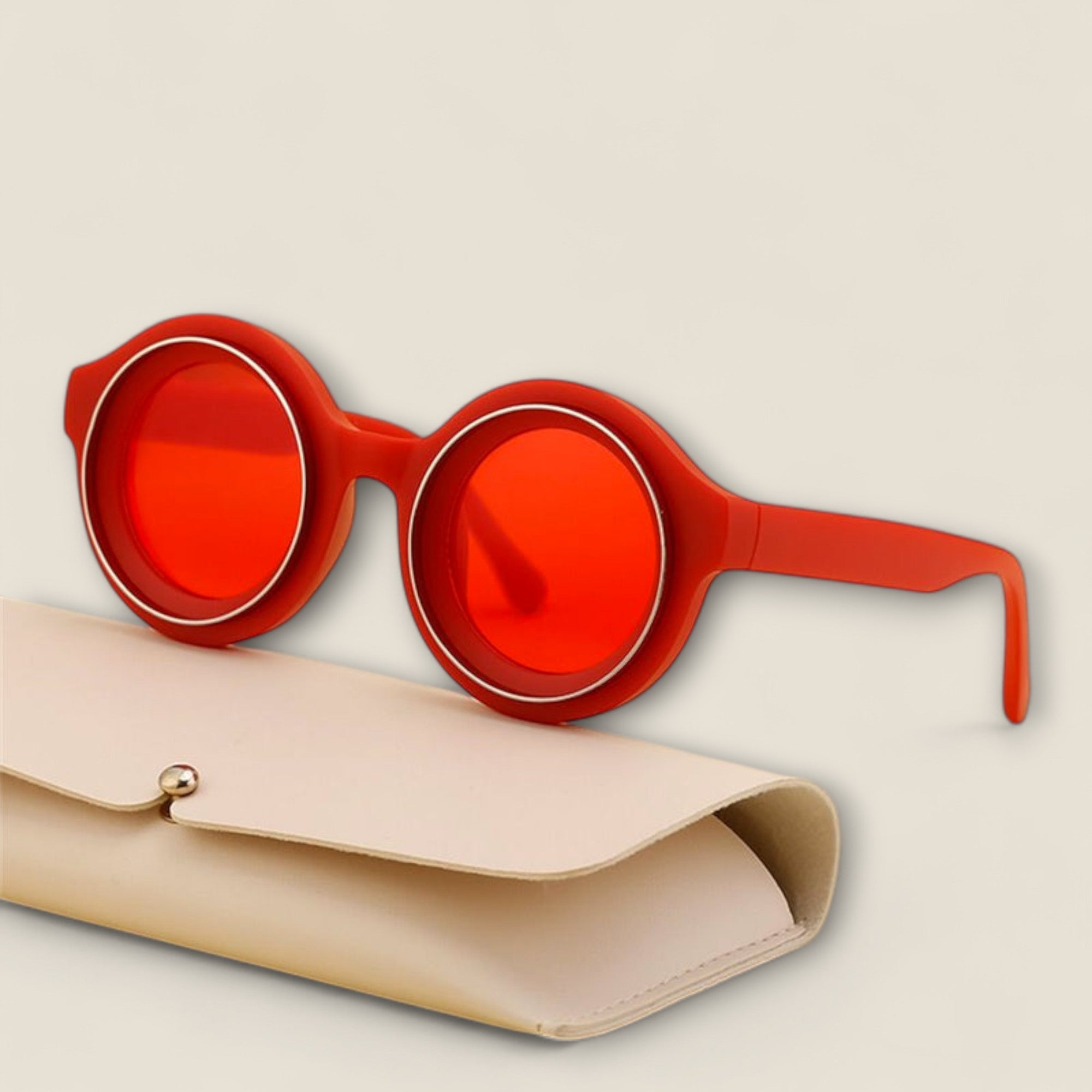 Emilio - Retro Træsolbriller