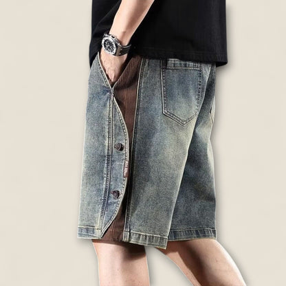 Dario - Vintage-inspirerede knapshorts