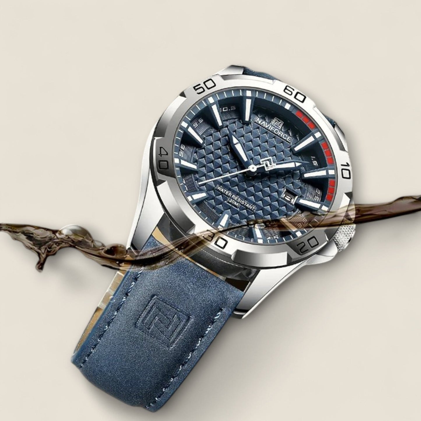 Dario - Geometrisk Ur med Skive