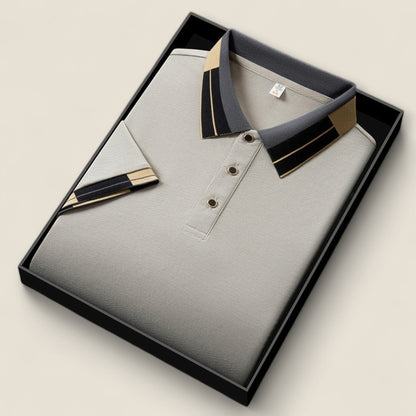 Dario - Letvægts Strik Polo Shirt