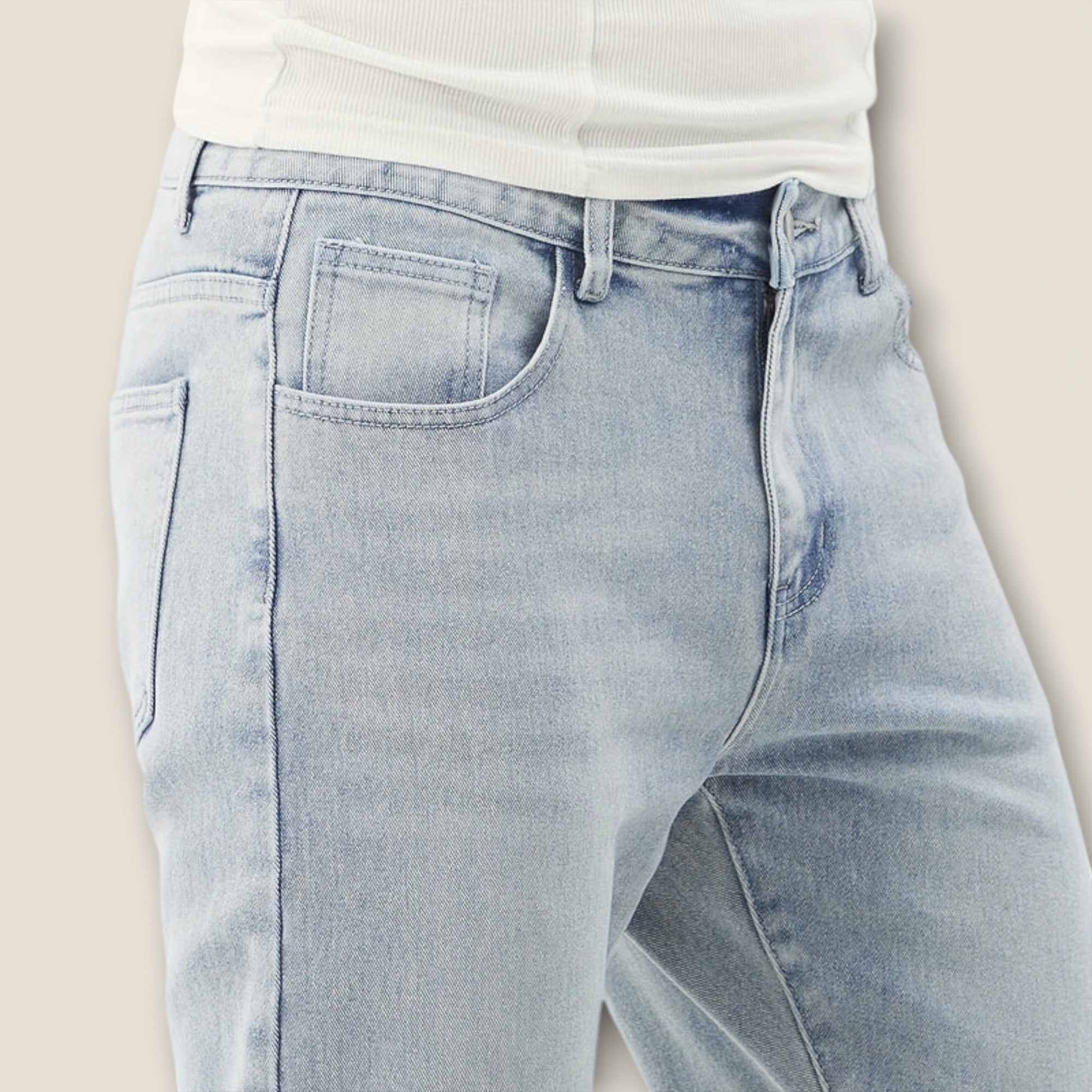Thiago - Tapered Cotton Jeans