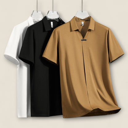 Fabio - Bomulds-silke blanding polo