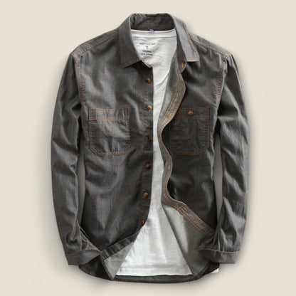 Rafael - Klassisk Bomulds Denim Skjorte