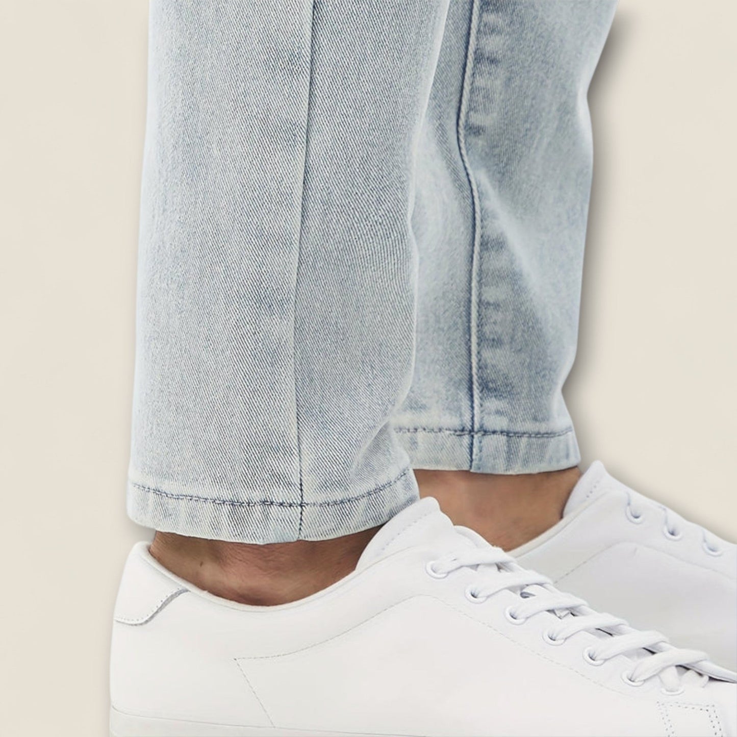 Thiago - Tapered Cotton Jeans