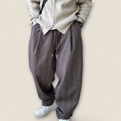 Bruno - Stribet Relaxed Fit Bukser