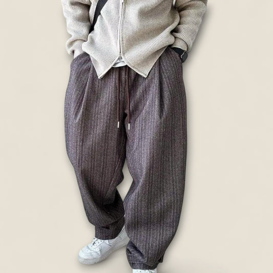 Bruno - Stribet Relaxed Fit Bukser