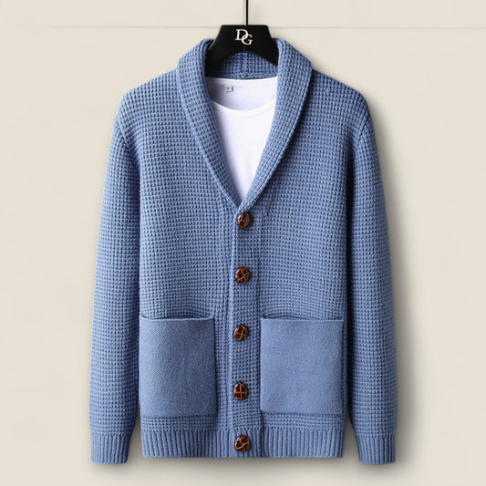 Lorenzo - Tekstureret Vaffelstrikket Cardigan