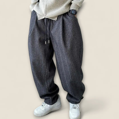 Bruno - Stribet Relaxed Fit Bukser