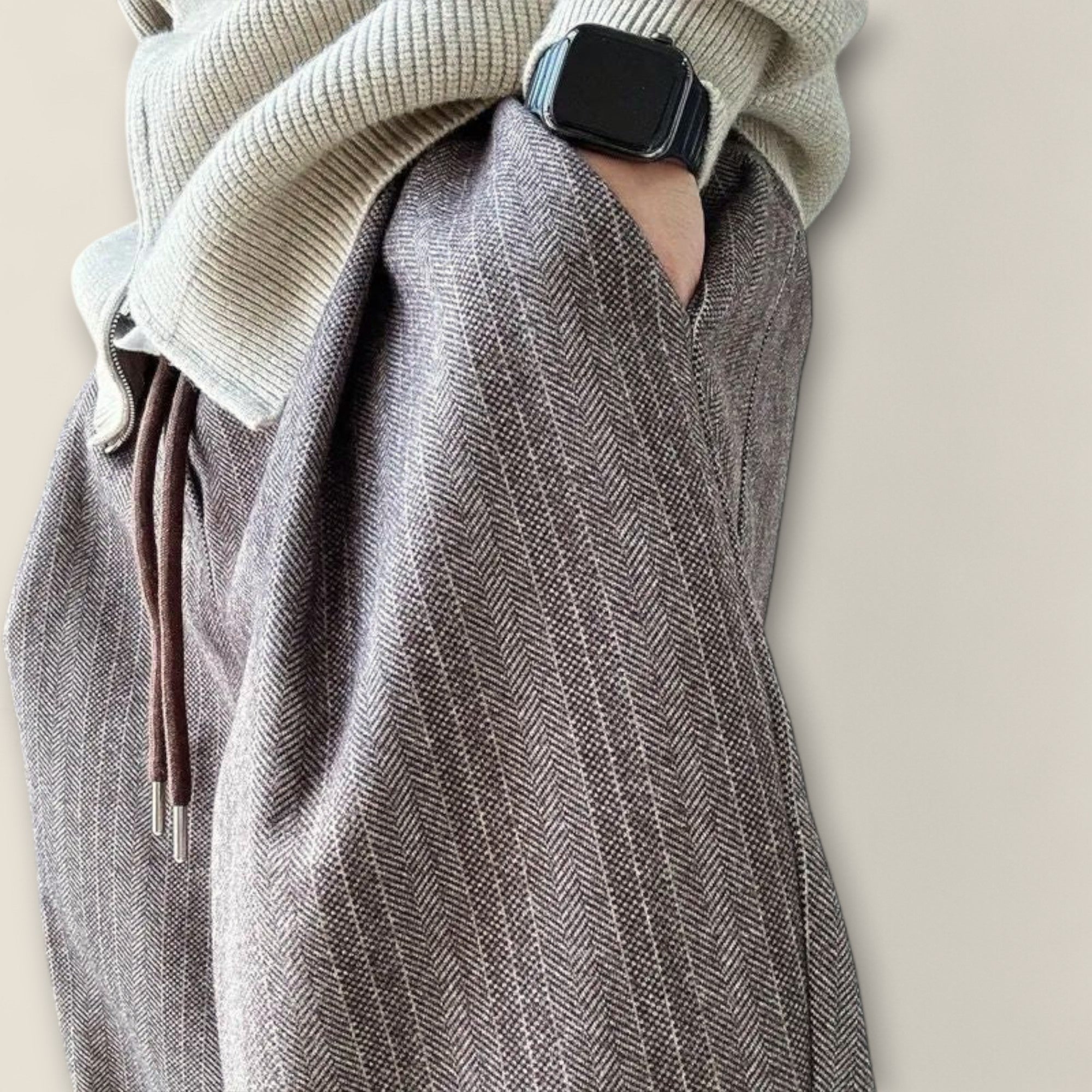 Bruno - Stribet Relaxed Fit Bukser