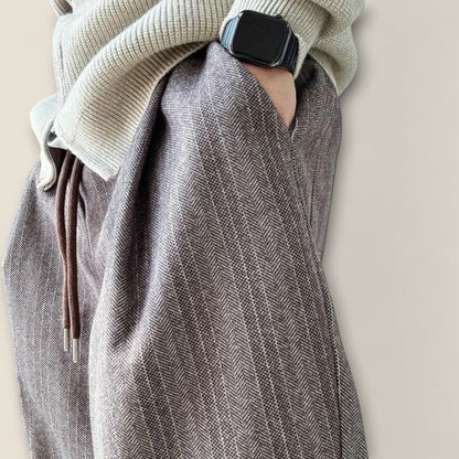 Bruno - Stribet Relaxed Fit Bukser