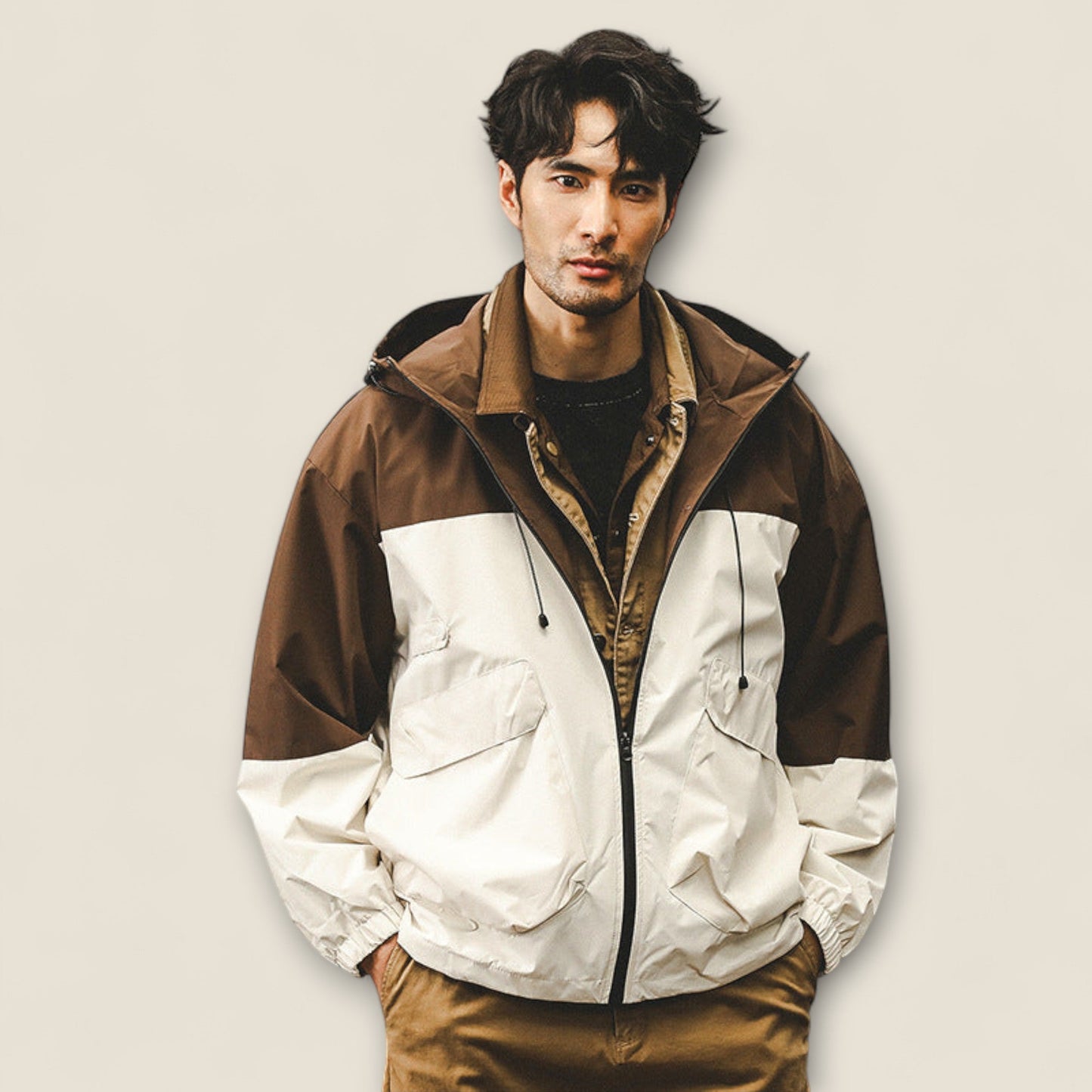 Rafael - Farveblokeret Utility Jakke