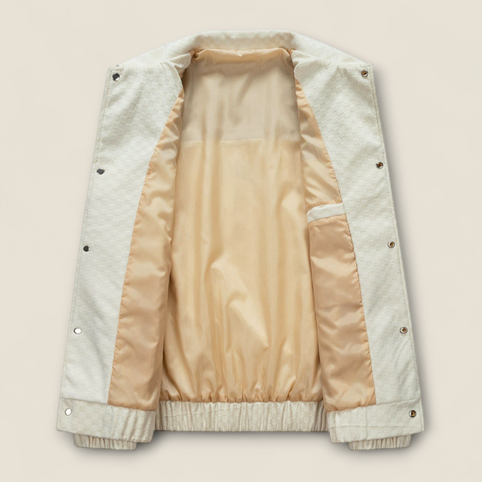 Miles - Tekstureret Jakke I To Farver