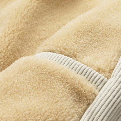 Henry - Fløjlsjakke med Sherpa-for