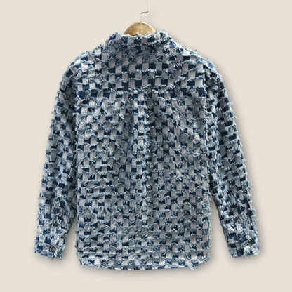 Jackson - Tjekket Frayed Overskjorte