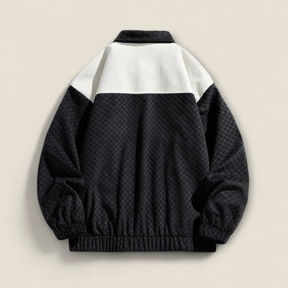 Miles - Tekstureret Jakke I To Farver