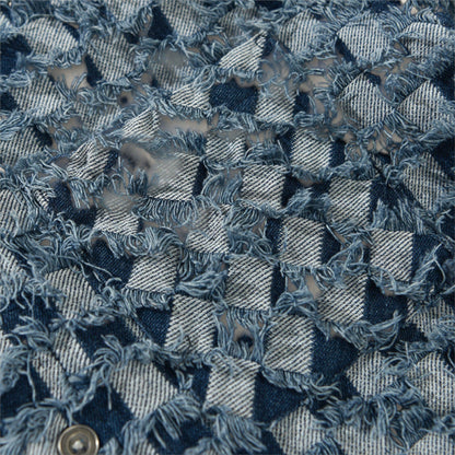 Jackson - Tjekket Frayed Overskjorte