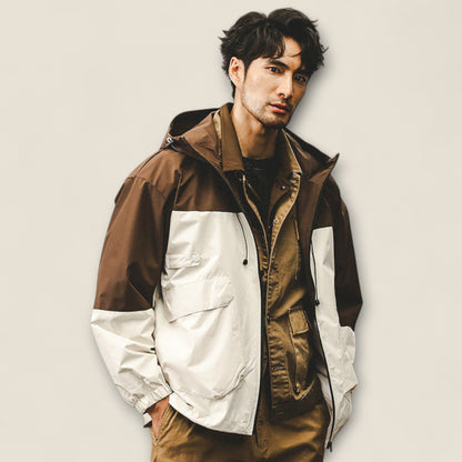 Rafael - Farveblokeret Utility Jakke