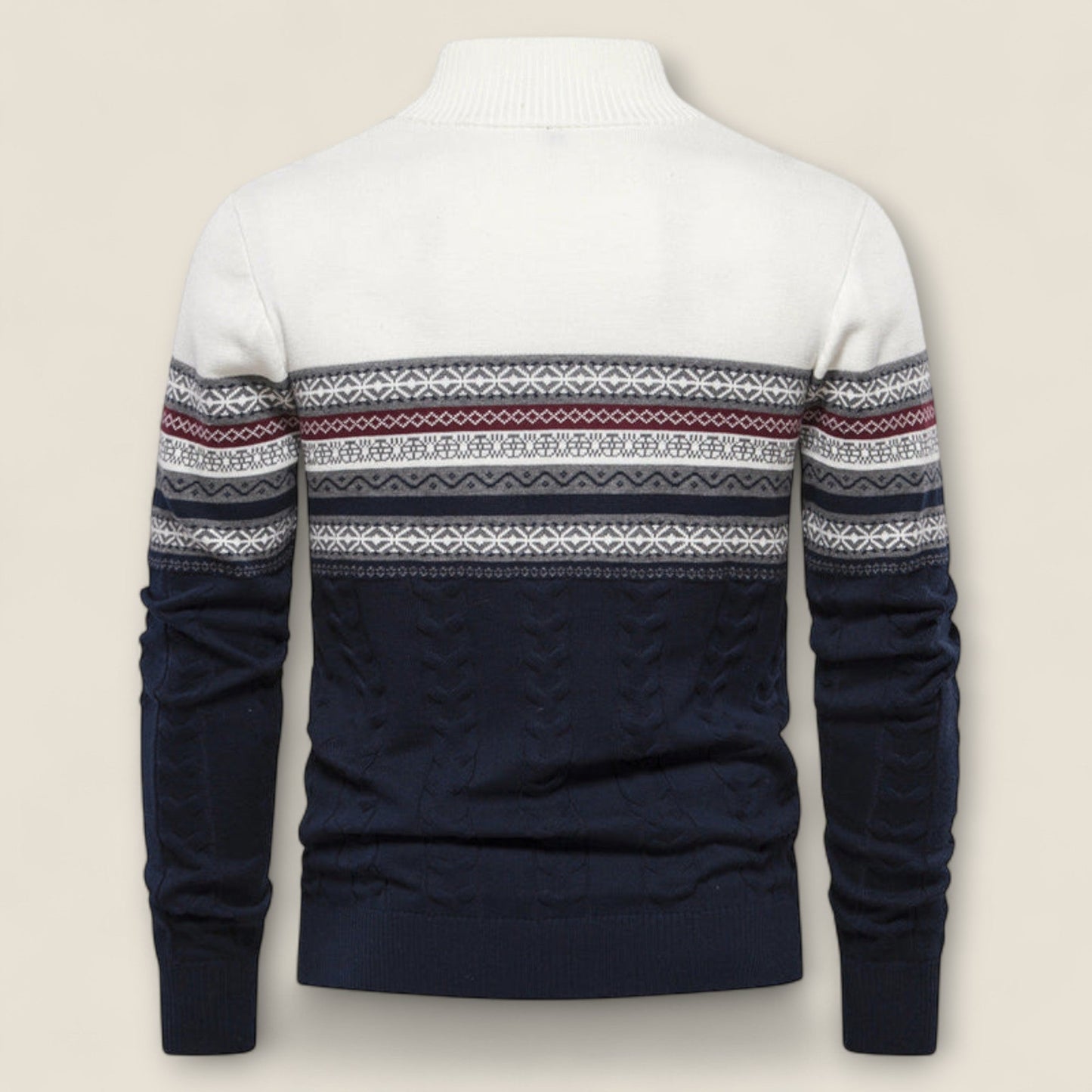 Leonardo - Cotton Half-Zip Pullover