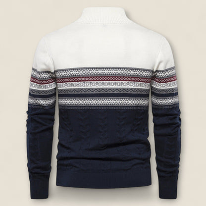 Leonardo - Cotton Half-Zip Pullover