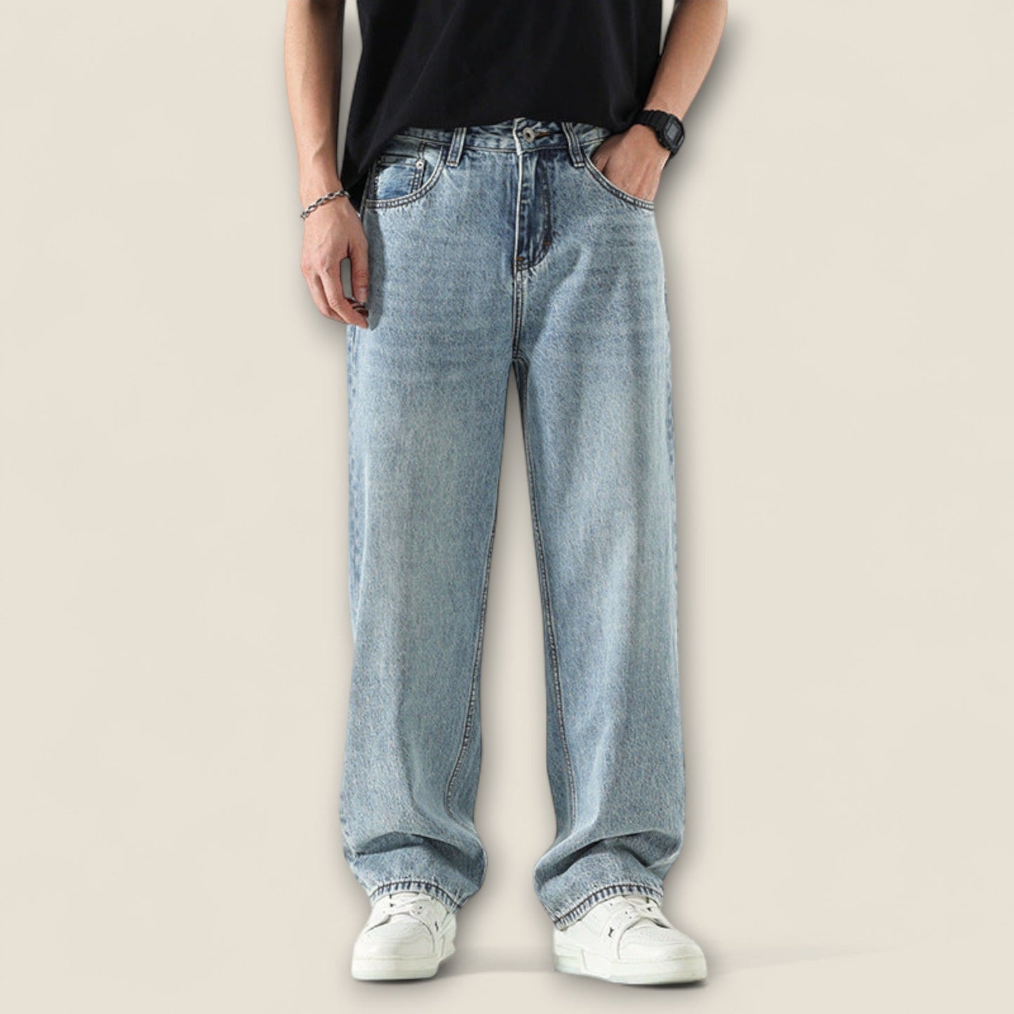 Luca - Afslappet Cotton Denim