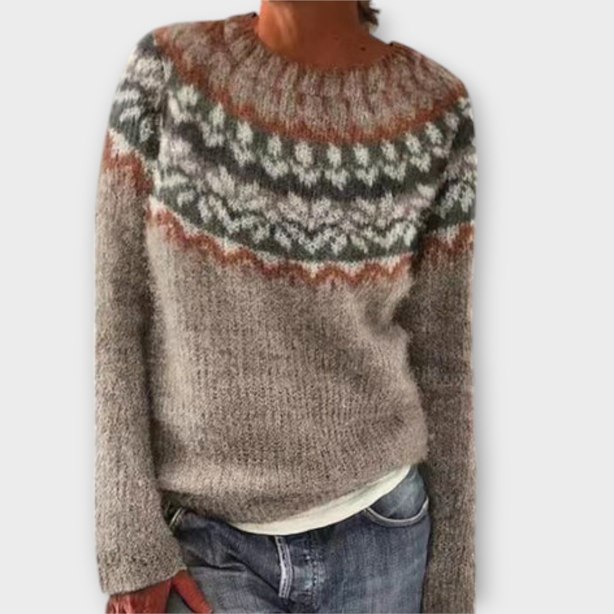 Suzu - Vintage Strik Sweater til Kvinder