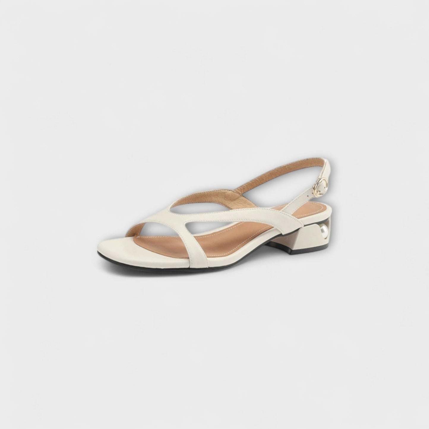 Evelyn - Elegante Flade Sandaler Minna med Fint Finish