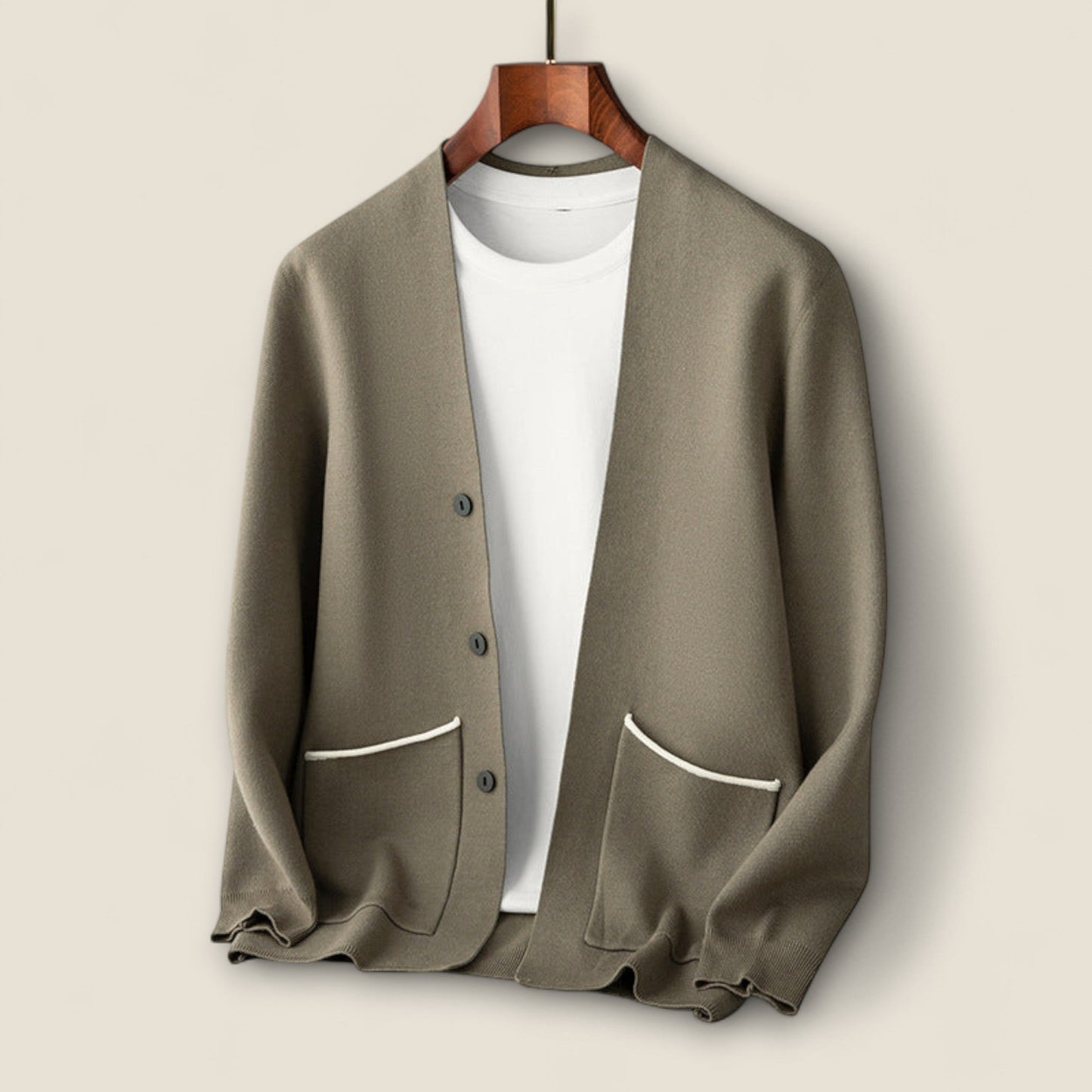 Reid - Strikket Uld Cardigan