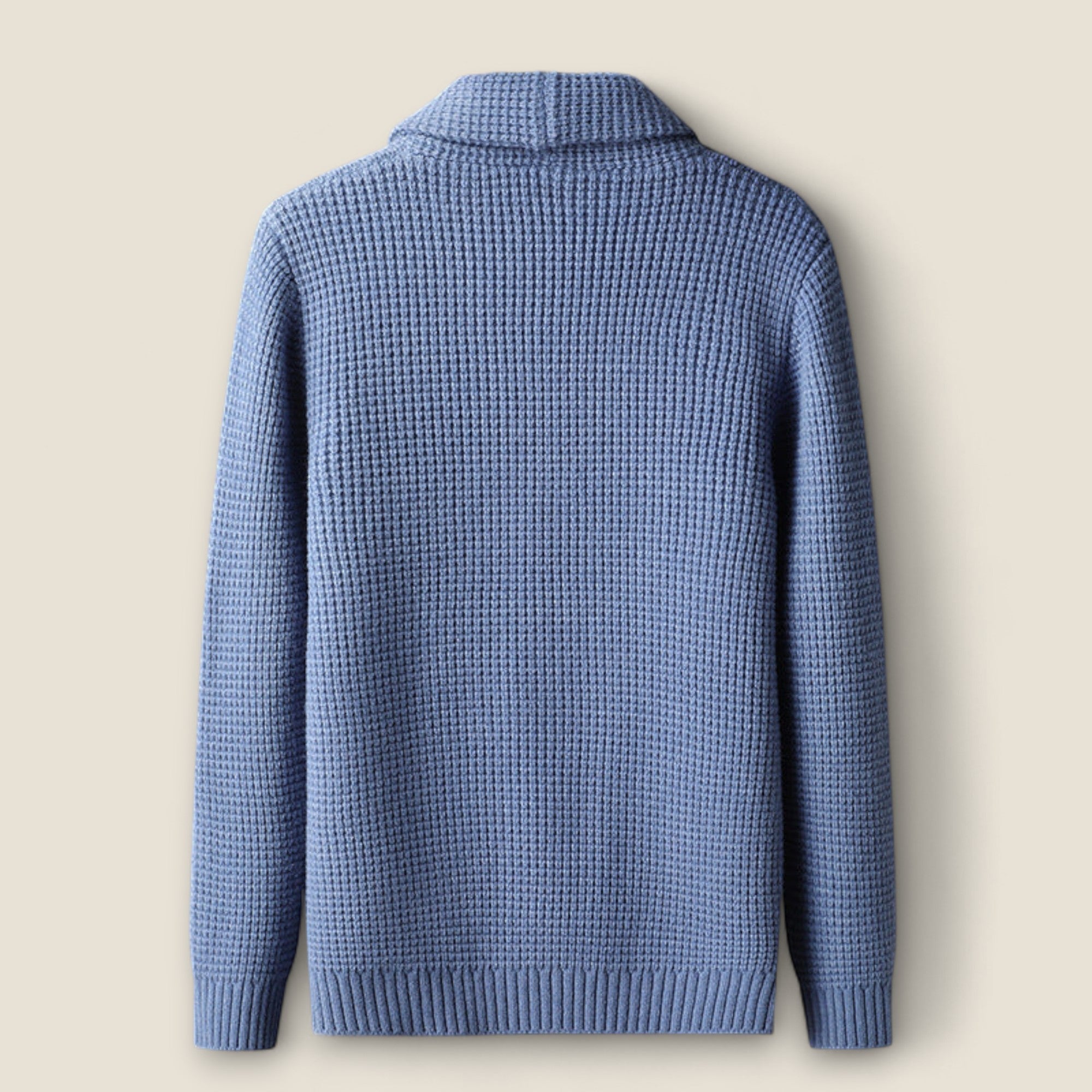 Lorenzo - Tekstureret Vaffelstrikket Cardigan