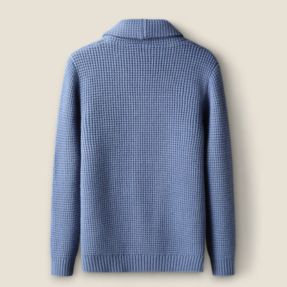 Lorenzo - Tekstureret Vaffelstrikket Cardigan